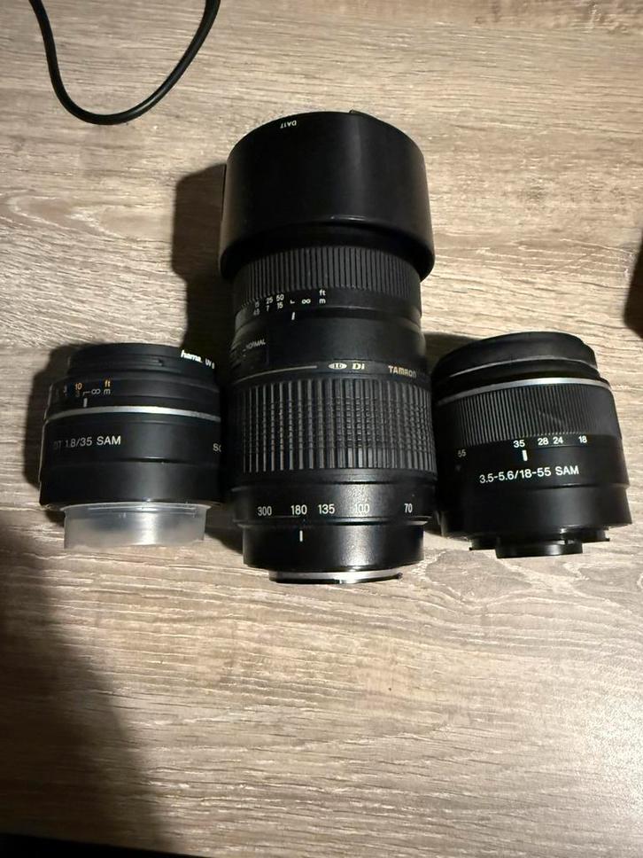 Sony en tamron lenzen, Audio, Tv en Foto, Foto | Lenzen en Objectieven, Zo goed als nieuw, Ophalen