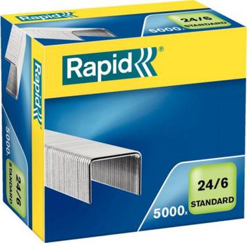  SUPER-SPOTPRIJS! 8x Rapid Nietjes 24/6 Gegalvaniseerd x500 beschikbaar voor biedingen