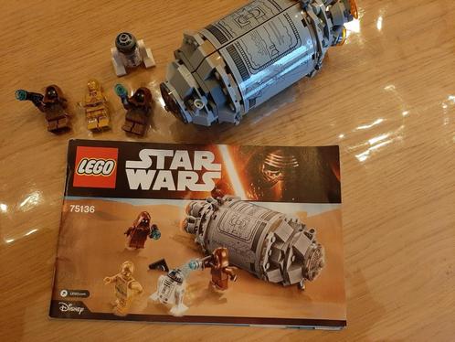 Lego Star Wars Episode 4 Set 75136 Droid Escape Pod, Kinderen en Baby's, Speelgoed | Duplo en Lego, Zo goed als nieuw, Lego, Complete set