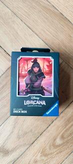 Disney - Lorcana - Boîte à Deck - Mulan - Chapitre 2, Pochettes ou Étuis à cartes, Foil, Enlèvement ou Envoi, Lorcana
