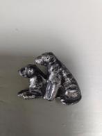 Broche Labradors honden, Ophalen of Verzenden, Gebruikt, Zwart, Overige materialen