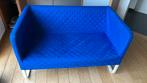 Blauwe ikea zetel knopparp, Huis en Inrichting, Ophalen, Gebruikt, Minder dan 75 cm, Tweepersoons