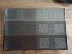 6 placemats, Huis en Inrichting, Ophalen, Zo goed als nieuw, Bruin, Placemat