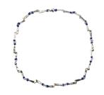 Sapphire Spiral halsketting, Verzenden, Nieuw, Blauw