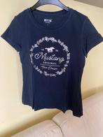 T-shirt Mustang mtS in prima staat, Kleding | Dames, T-shirts, Ophalen, Blauw, Zo goed als nieuw, Korte mouw