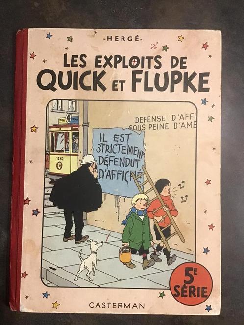 EO 01/1952 les exploits de Quick et flunked 5em série, Livres, BD, Utilisé