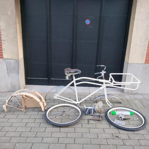 Retro douglas bakkersfiets/ transport fiets, Fietsen en Brommers, Fietsen | Oldtimers, 55 tot 59 cm, Jaren '40, Ophalen