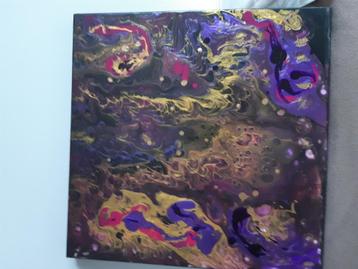 Peinture abstraite dorée beschikbaar voor biedingen