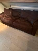 Nubuck zetel met bed, Ophalen, Zo goed als nieuw