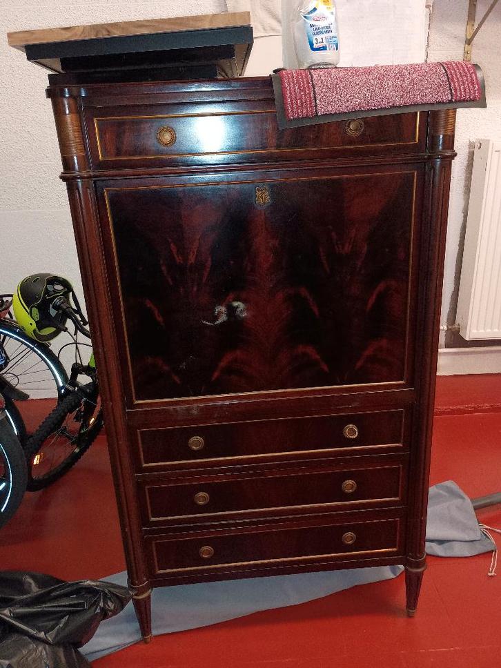 antieke secretaire met lades gratis, Huis en Inrichting, Kasten | Secretaires, Gebruikt, Ophalen