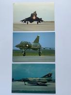 3 postkaarten Mirage V Belgian Air Force, Collections, Objets militaires | Général, Autres types, Armée de l'air, Enlèvement ou Envoi