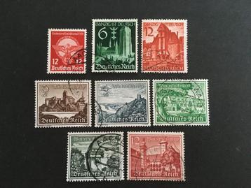 Serie postzegels Duitse rijk uitgave 1939