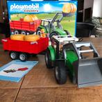 Playmobil traktor met aanhangwagen 6130, Ophalen of Verzenden, Zo goed als nieuw