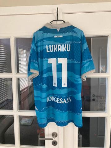 Maillot de football Napoli Lukaku, Enlèvement ou Envoi, Autres tailles, Bleu, Neuf