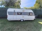 Caravan Hobby De Luxe 490 KMF, Caravans en Kamperen, Hobby, Treinzit, Particulier, 6 tot 7 meter