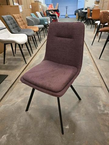 Stoelen (nieuw) in paarse stof [12 beschikbaar] beschikbaar voor biedingen