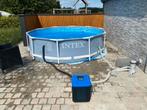 Intex zwembad 3m met warmtepomp en filter, Ophalen, Zo goed als nieuw