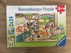 Puzzel boerderij (2x24 stukjes), Ophalen, 10 tot 50 stukjes, Zo goed als nieuw, 2 tot 4 jaar