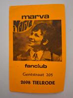 Sticker fanclub Marva, Ophalen of Verzenden, Zo goed als nieuw, Overige typen
