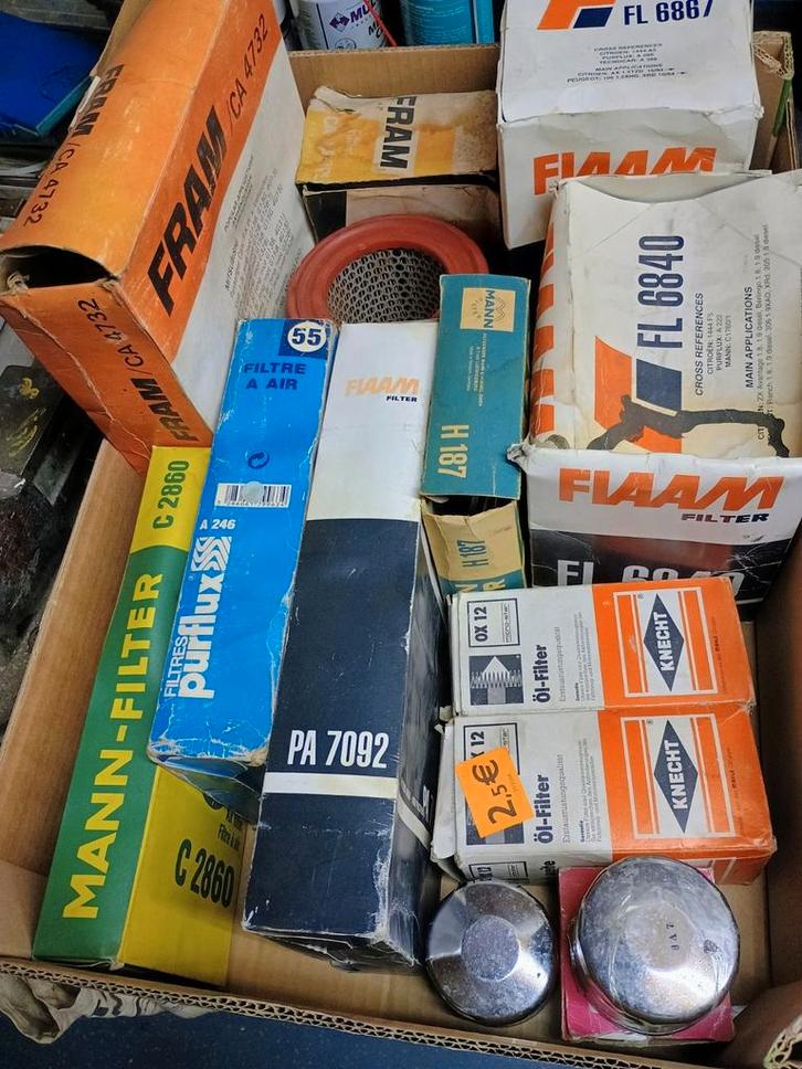 Nieuwe olie-lucht en brandstoffilters voor oldtimers, Auto-onderdelen, Filters, Ford, Honda, Nissan, Opel, Porsche, Renault, Volkswagen