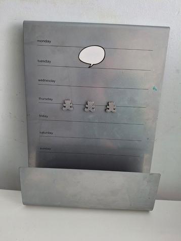 Magnetisch memobord 42x31cm beschikbaar voor biedingen