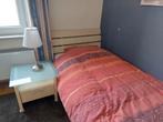 Eenpersoonsbed + nachtkastje, Huis en Inrichting, Slaapkamer | Bedden, Ophalen, Gebruikt, 90 cm, Eenpersoons