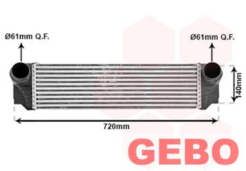 BMW F10/F11 2010 T/M 2017 Interkoeler 530D 1751 7805 629 beschikbaar voor biedingen