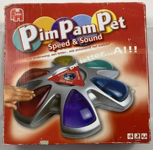 Pim Pam Pet Speed & Sound Jumbo gezelschapsspel, Hobby en Vrije tijd, Gezelschapsspellen | Bordspellen, Zo goed als nieuw, Verzenden