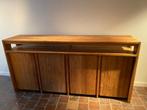 Teak dressoir 203*46*101 (Bristol), Ophalen, Met deur(en), Teakhout, Zo goed als nieuw