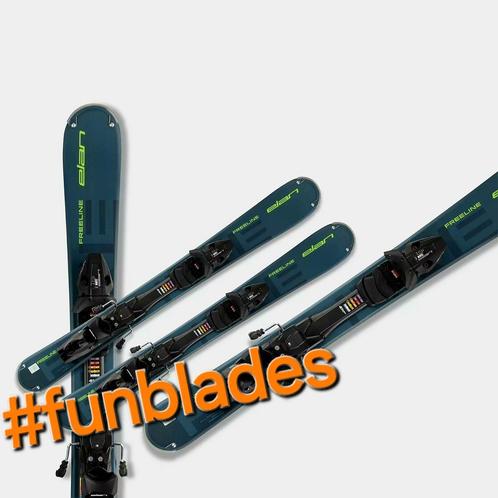 Snowblades Elan Freeline Snowblades, met skibinding , 135cm, Sport en Fitness, Skiën en Langlaufen, Nieuw, Ski's, Ski, Overige merken