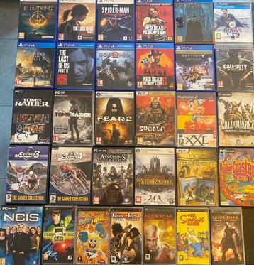 Verschillende games (PS5, PS4, PS3, PSP, PC) beschikbaar voor biedingen