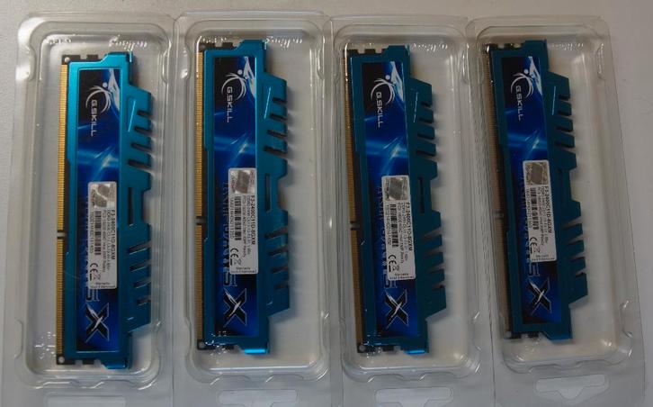 Ram DDR3 2400Mhz G.Skill F3-19200 CL11D-8GXM, Computers en Software, RAM geheugen, Gebruikt, Desktop, 16 GB, DDR3, Ophalen