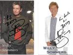 willy sommers - 2 zakkalenders + handtekeningen, Verzamelen, Ophalen of Verzenden