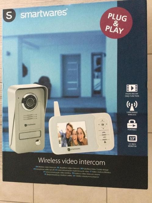 Smartwares Wireless Video intercom VD38W, Maison & Meubles, Sonnettes, Utilisé, Sans fil, Enlèvement ou Envoi