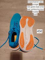 Loopqchoenen asics 45, Hardloopschoenen, Ophalen of Verzenden, Zo goed als nieuw, Hardlopen