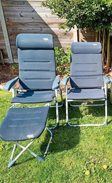 2 x Crespo AA 213 air elite standenstoel + voetenbank  beschikbaar voor biedingen