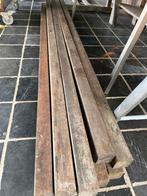 Padoek palen 5x5 L 2. M stuks 18€!!!!!! Heb nog 14 stuk, Tuin en Terras, Palen, Balken en Planken, Ophalen, Zo goed als nieuw