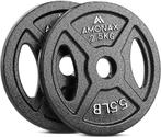 Amonax Gietijzeren halterschijvenset 2  x2,5kg GRATIS LEV