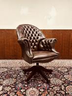 Klassiek Engels Chesterfield Bureaustoel, Antiek en Kunst, Ophalen of Verzenden