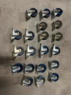 Set 100mm zwenk - bokwielen, Doe-het-zelf en Bouw, Zwenkwielen, Ophalen, Gebruikt
