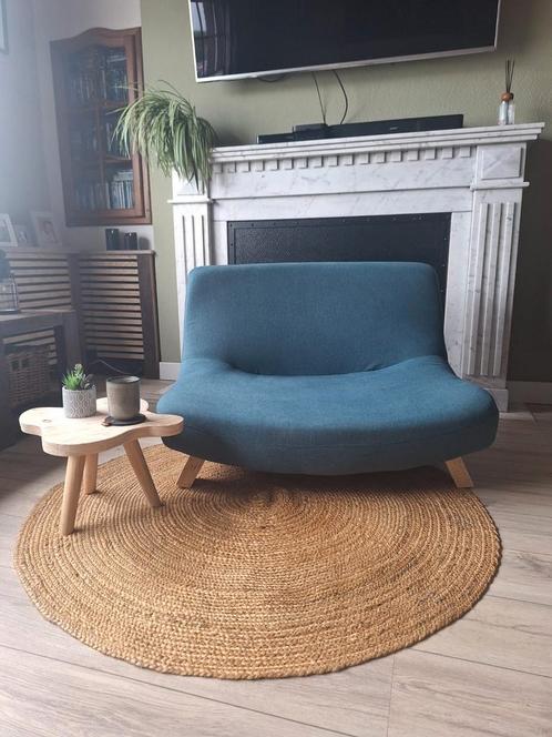Zeteltje met bijzettafeltje en mat, Huis en Inrichting, Fauteuils, Zo goed als nieuw, Ophalen