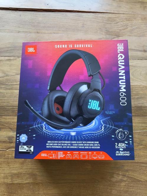 JBL Quantum 600, Computers en Software, Headsets, Gebruikt, Over-ear, Draadloos, Gaming headset, Inklapbare microfoon, Mute-functie