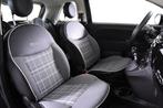 Fiat 500 1.2-8v Lounge *Panoramadak*Leer*Park assist*, Te koop, Adaptieve lichten, Stadsauto, Benzine
