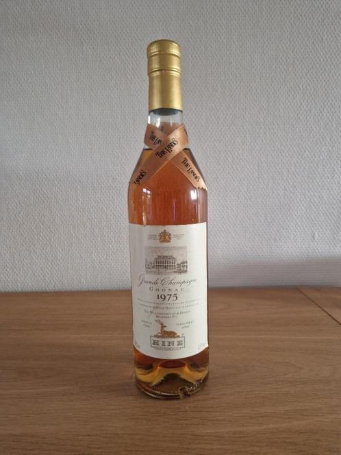 Cognac HINE Grande Champagne 1975 - 40 % - 70 cl, Collections, Vins, Neuf, Autres types, France, Pleine, Enlèvement ou Envoi