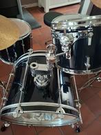 Sonor compleet drumstel met cymbalen en een nieuwe drum kruk, Ophalen, Zo goed als nieuw