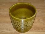 Groene vintage bloempot, Antiek en Kunst, Ophalen of Verzenden