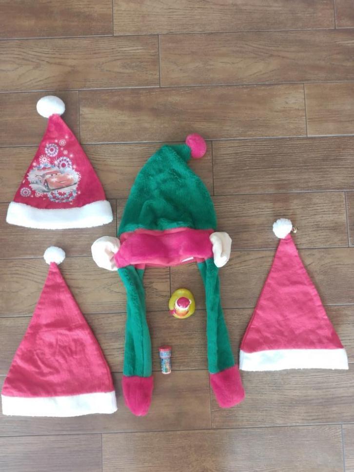 Kerstpakket met kerstmutsen, elfenmuts, badeendje,..., Diversen, Kerst, Gebruikt, Ophalen