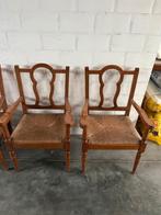 Chaise/chaises en bois, Maison & Meubles, Chaises, Brun, Enlèvement, Utilisé, Osier ou Rotin