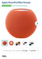 Apple HomePod Mini Oranje, Audio, Tv en Foto, Luidsprekerboxen, Overige typen, Nieuw, 60 tot 120 watt, Ophalen