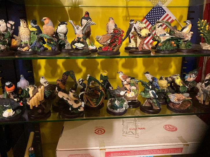 Verzameling van 45 vogeltjes - collectie Vogelwelt, Antiek en Kunst, Curiosa en Brocante, Ophalen of Verzenden